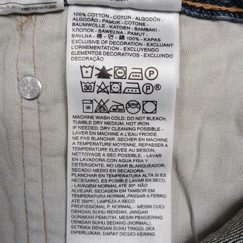 Levi's‎ 559 Relaxed Straight Jeans Men's 36x34 Blue Denim